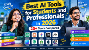 Best AI Tools for Students and Professionals in 2026 – 20+ AI Tools Compared